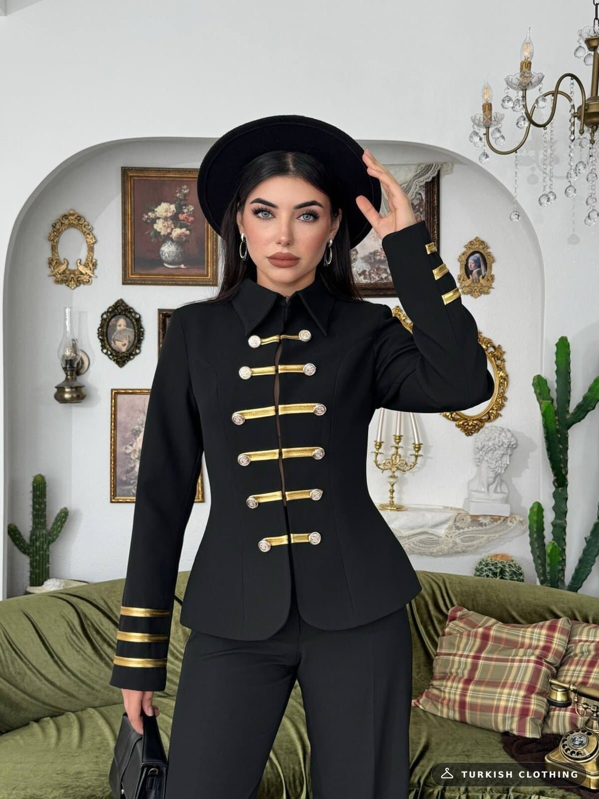 Munan Double Team — Black in Satin – wholesale Women's Dresses by Etika, Turkish clothing manufacturer