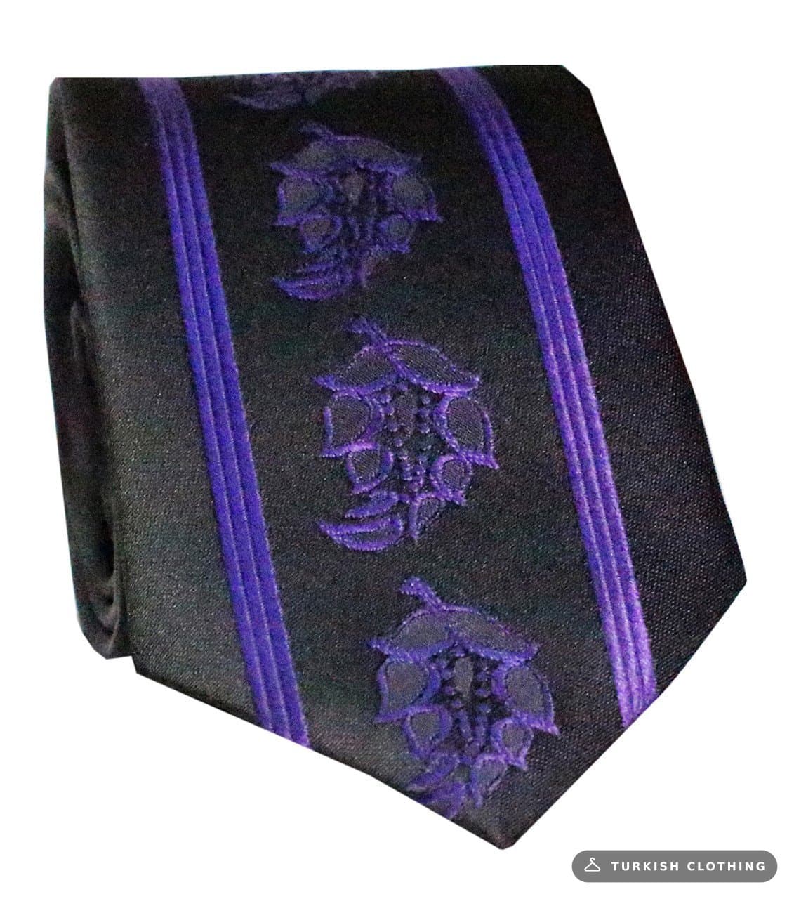 Men's Black Slim Cut Patterned Tie – wholesale Shirts by Varetta, Turkish clothing manufacturer