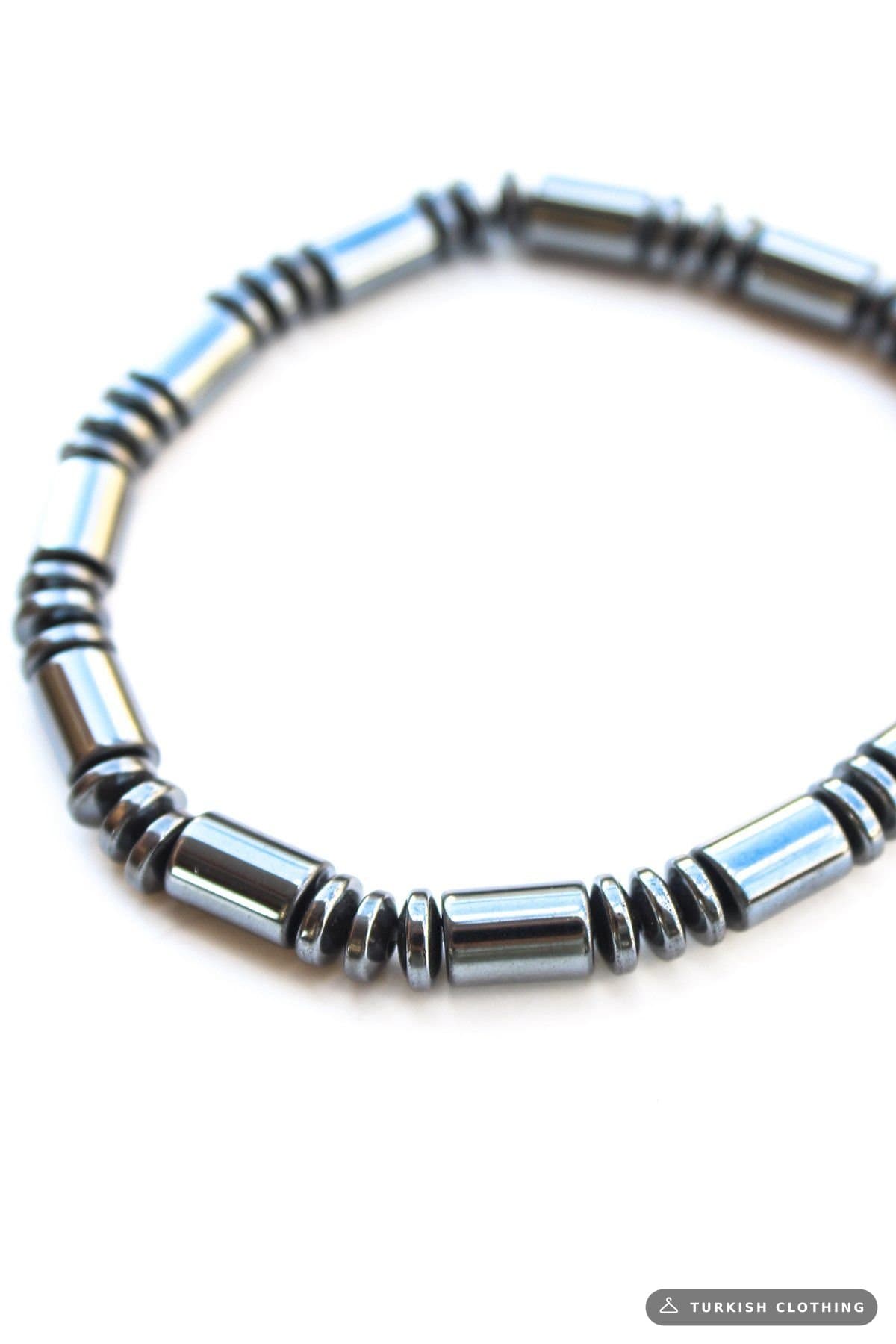 Men's Gray Tarnish Stainless Steel Bracelet (2) – wholesale Shirts by Varetta, Turkish clothing manufacturer