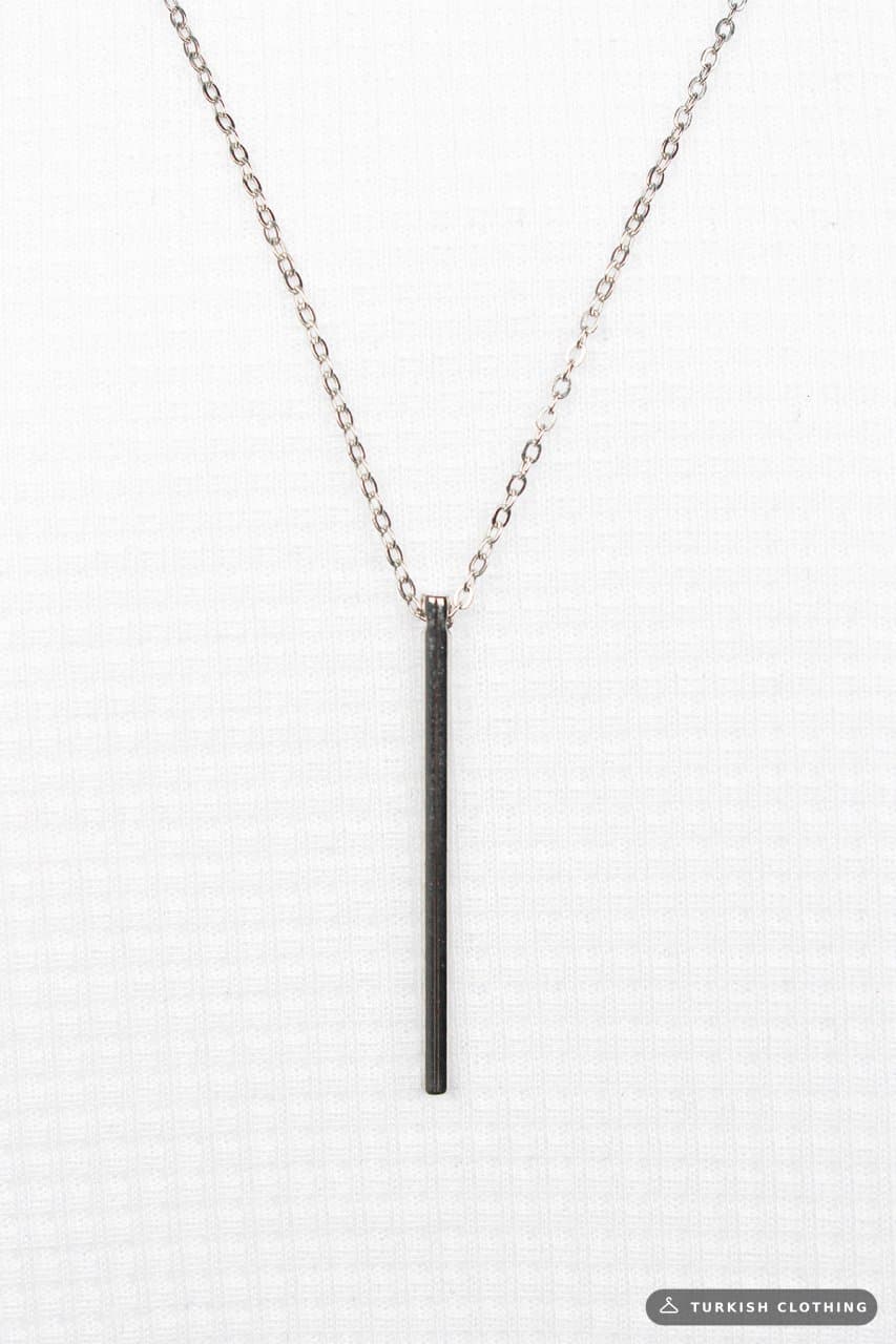 Men's Metal Gray Steel Chain Necklace – wholesale Shirts by Varetta, Turkish clothing manufacturer