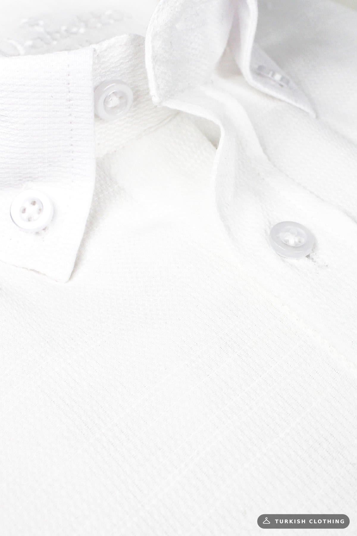 Varetta Men's White Short Sleeve Wide Cut Cotton Shirt with Pockets – wholesale Shirts by Varetta, Turkish clothing